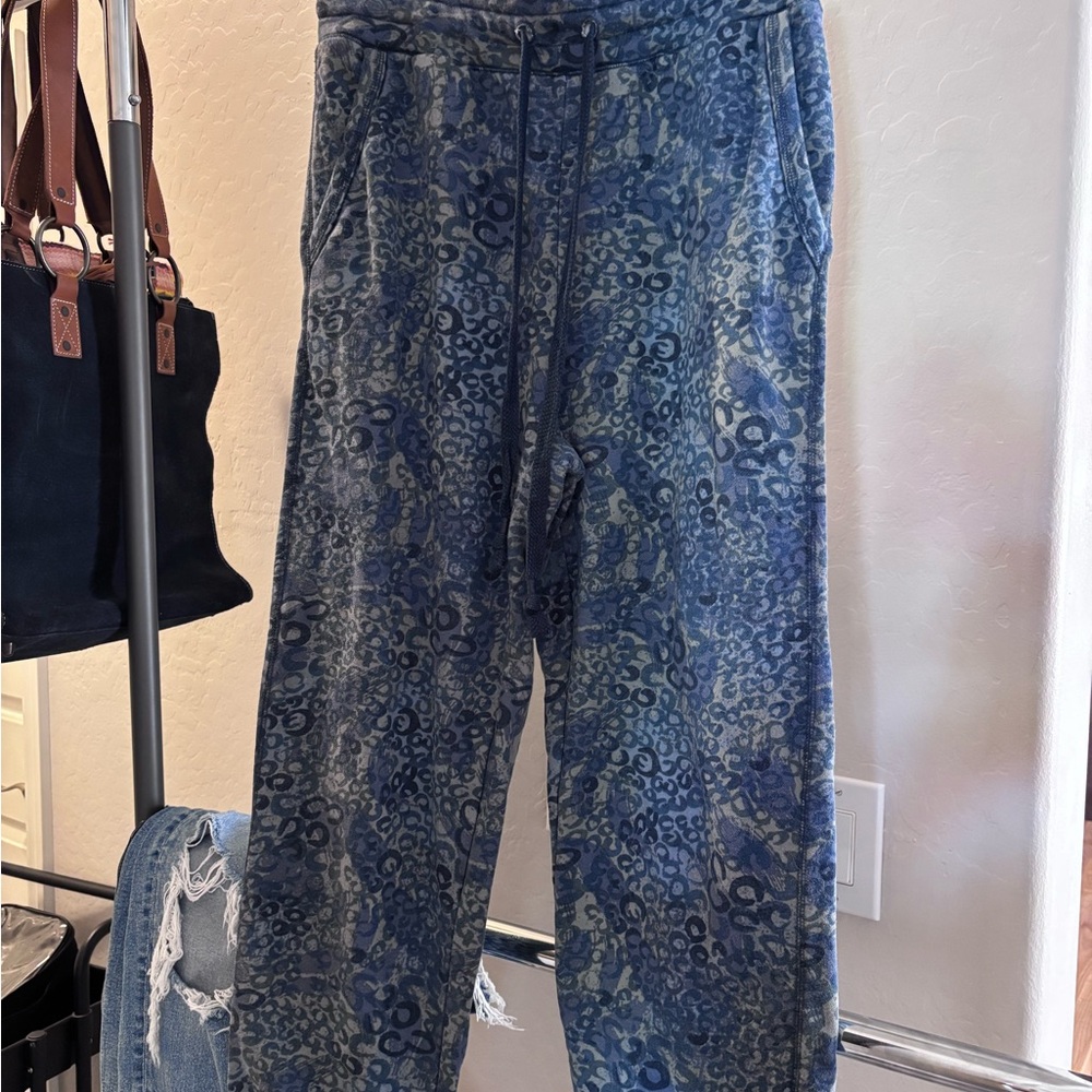 Anthropologie Blue and Gray Joggers